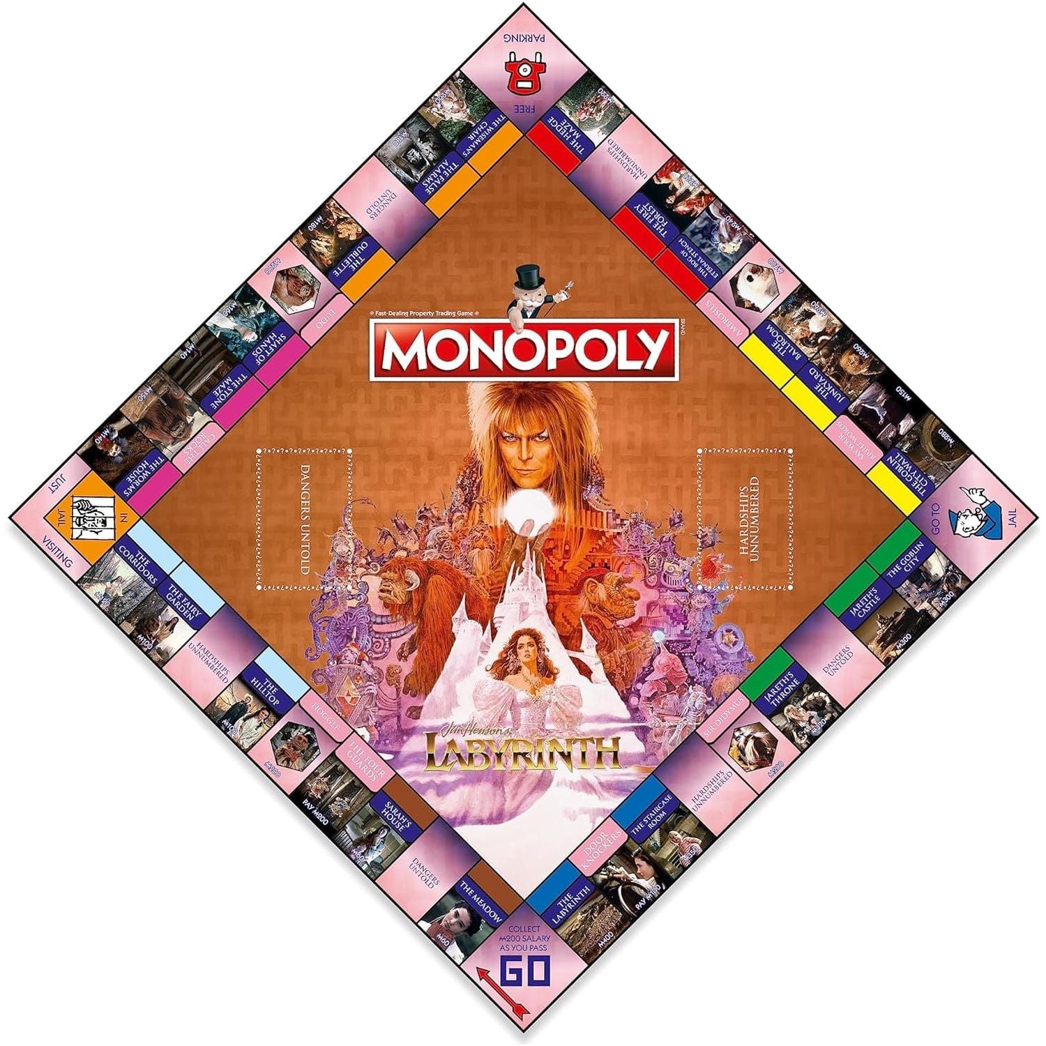 Buy Gadcet UK,Winning Moves Labyrinth Monopoly Board Game, Goblin King explore Jim Henson's Labyrinth staring David Bowie, Advance to Goblin City and The Staircase Room, gift for ages 8 plus - Gadcet UK | UK | London | Scotland | Wales| Ireland | Near Me | Cheap | Pay In 3 | Games and Toys